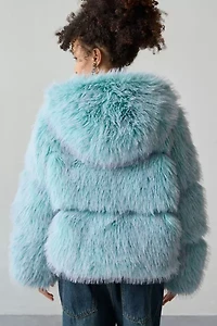 UGG Ronney High Pile Faux Fur Puffer Jacket