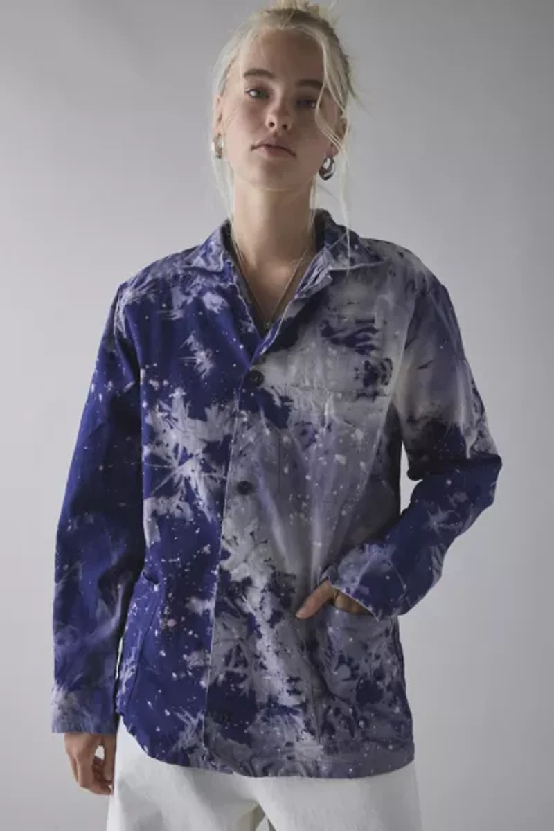ReMADE By UO Bleach Splatter Work Jacket