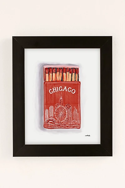 carolineellisart Chicago Matchbox Art Print