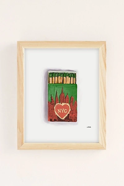 carolineellisart NYC Matchbox Art Print