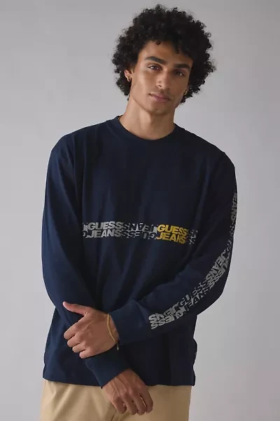 GUESS JEANS Flip Long Sleeve Tee