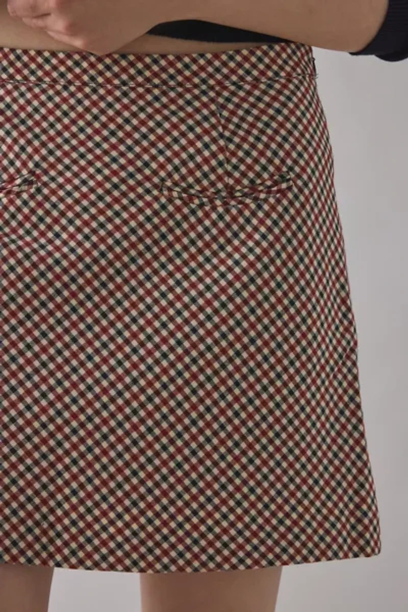 House Of Sunny Marie Heritage Tartan Mini Skirt