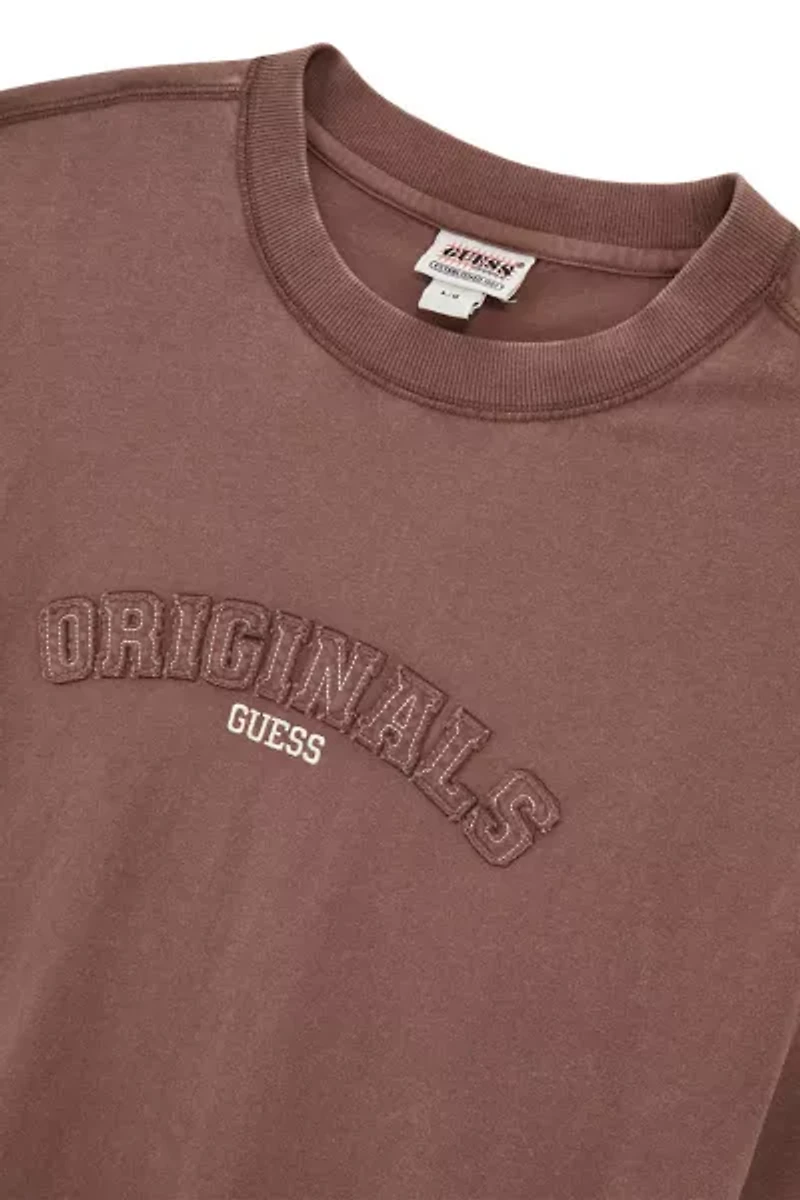 GUESS ORIGINALS Logo Graphic Boxy Tee