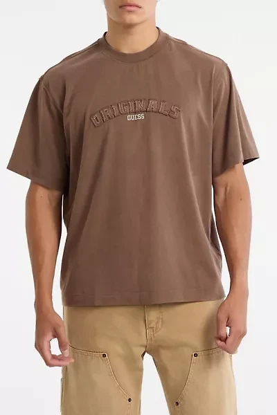GUESS ORIGINALS Logo Graphic Boxy Tee