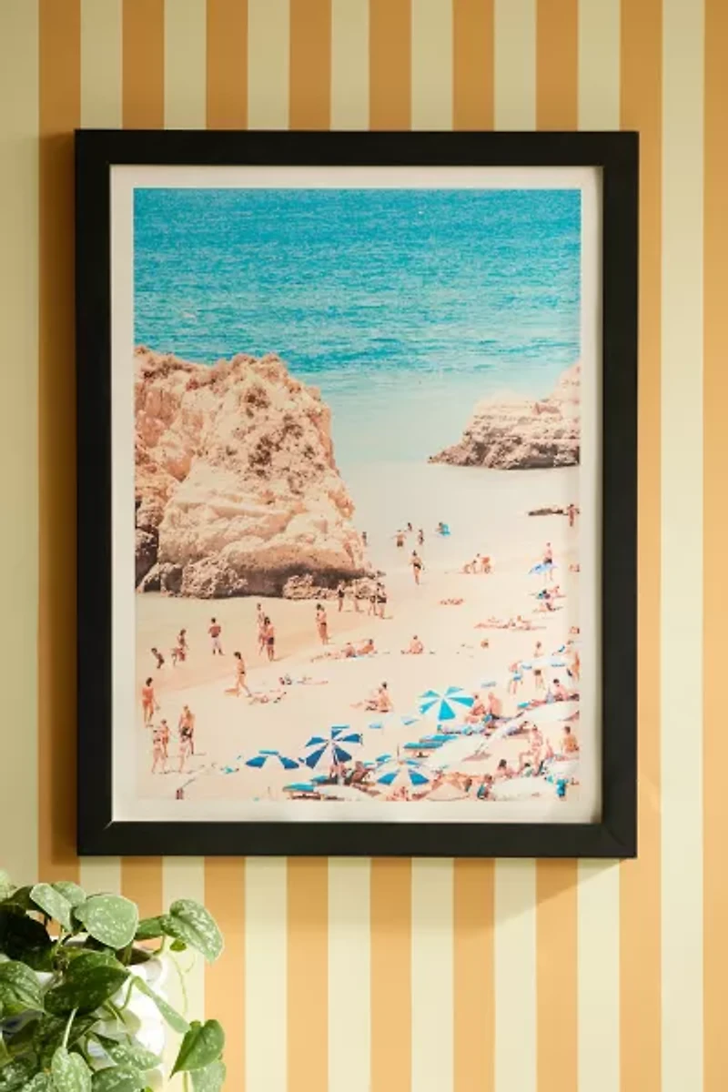 Ingrid Beddoes Photography Aerial Beach Art Print