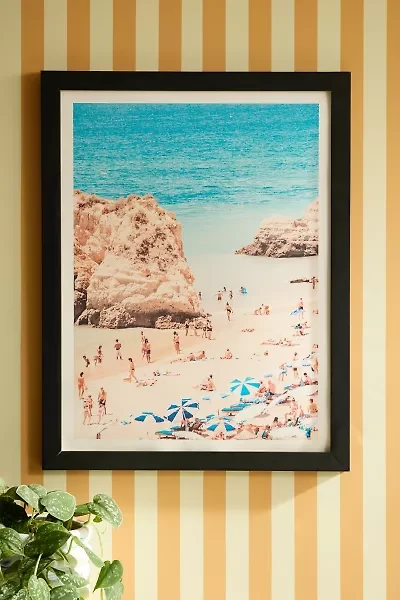 Ingrid Beddoes Photography Aerial Beach Art Print