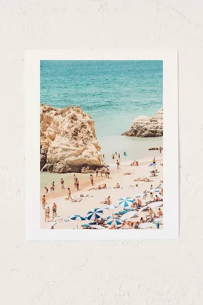 Ingrid Beddoes Photography Aerial Beach Art Print