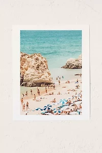Ingrid Beddoes Photography Aerial Beach Art Print