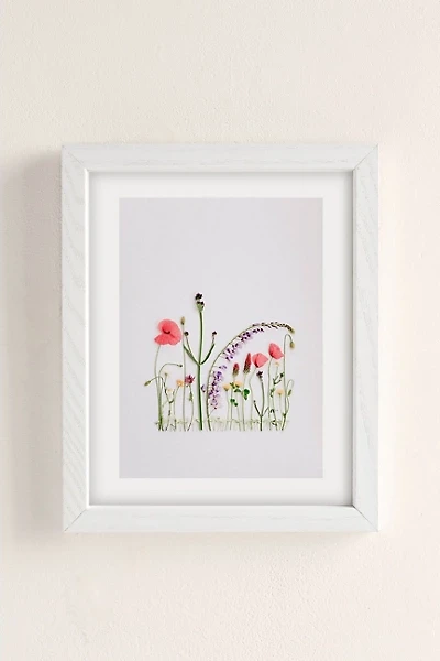 Ingrid Beddoes Photography Flowers Flat Lay Art Print