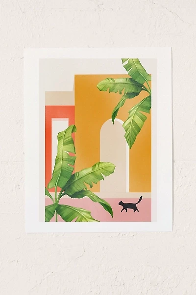 Nadja Cat Space III Art Print
