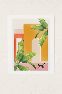 Nadja Cat Space III Art Print