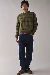 GUESS ORIGINALS Striped Boxy Crew Neck Sweater
