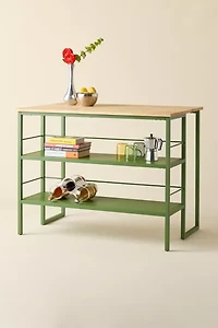 Alana Metal Kitchen Island