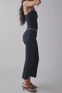 Frankies Bikinis Twilight Embroidered Capri Pant