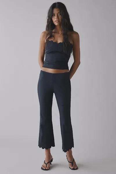 Frankies Bikinis Twilight Embroidered Capri Pant