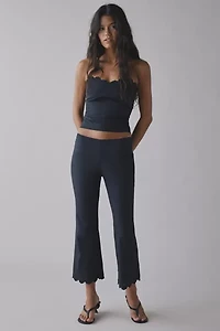 Frankies Bikinis Twilight Embroidered Capri Pant