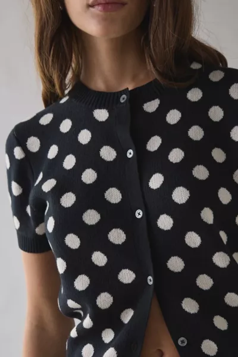 Kimchi Blue Rachel Printed Short Sleeve Cardigan