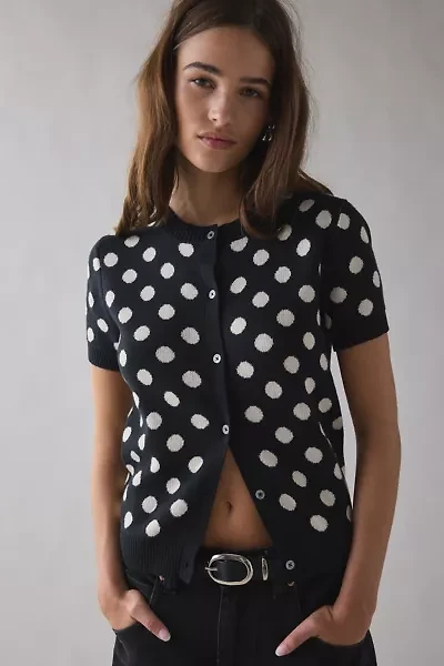 Kimchi Blue Rachel Printed Short Sleeve Cardigan
