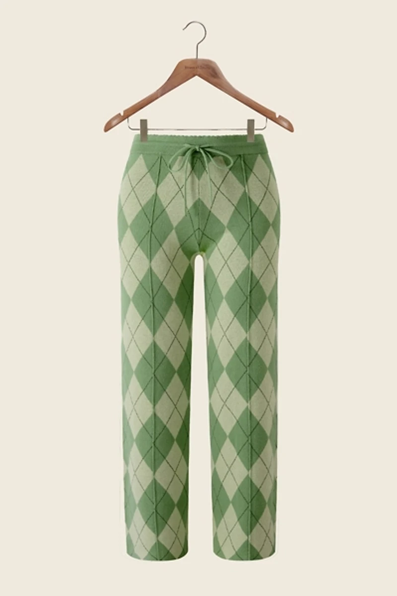 House Of Sunny Argyle Lounge Pant