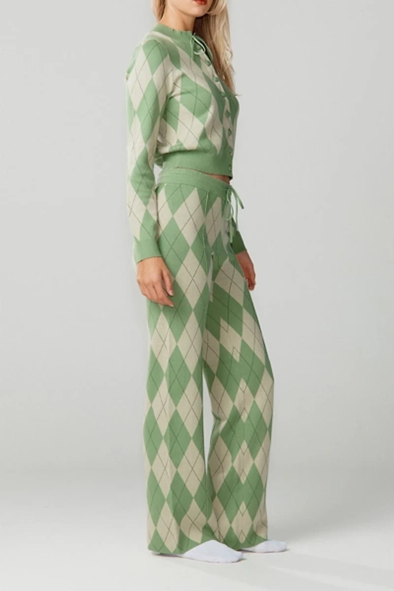 House Of Sunny Argyle Lounge Pant