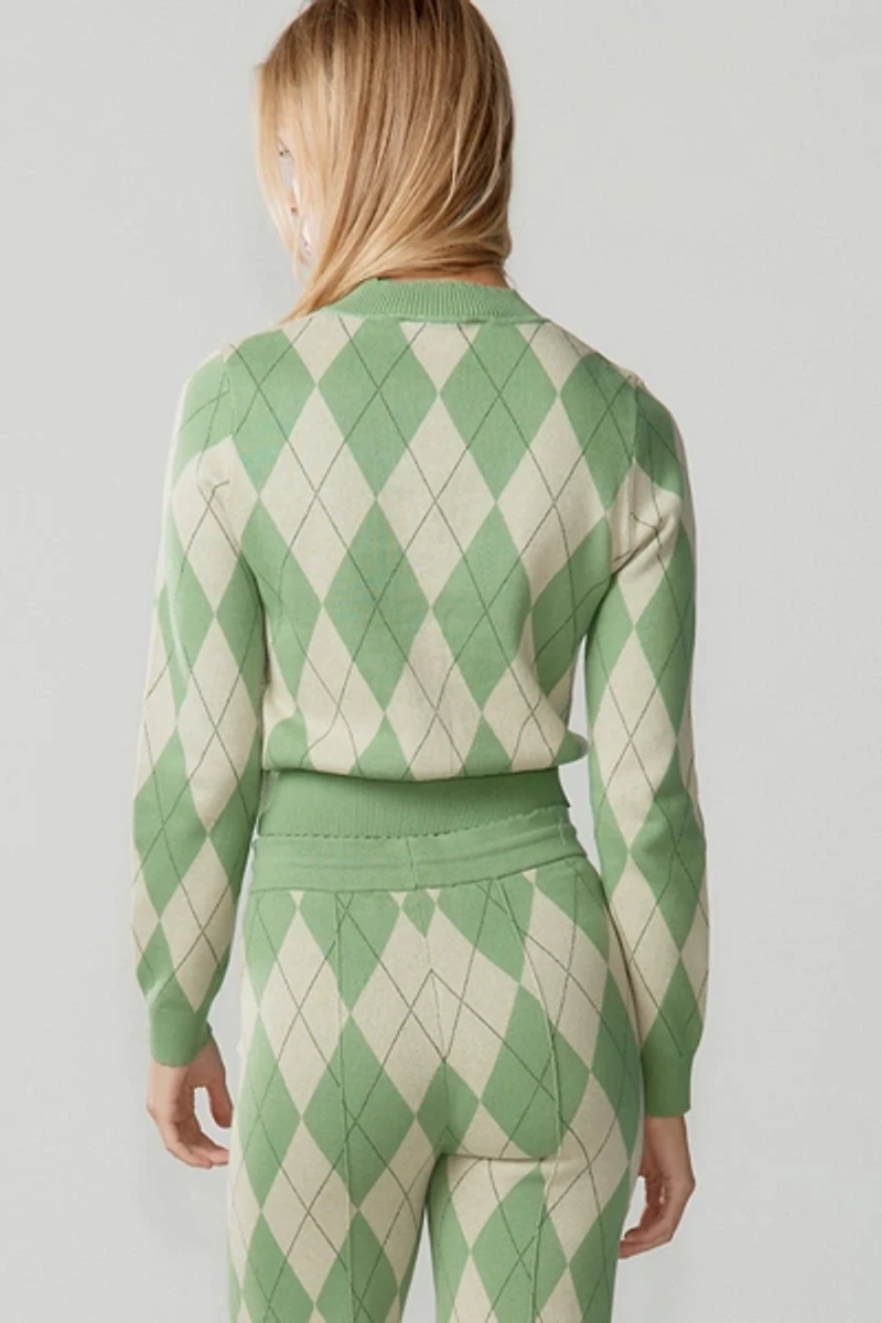 House Of Sunny Argyle Lounge Pant