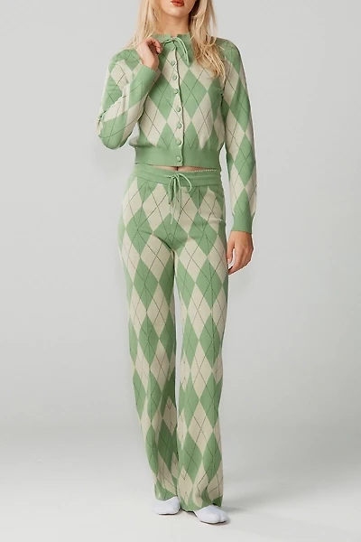House Of Sunny Argyle Lounge Pant