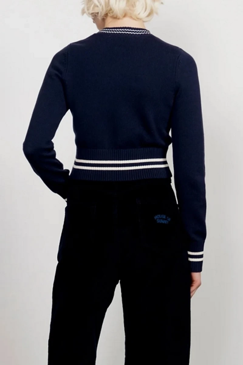 House Of Sunny Fetch Graphic Crew Neck Jumper