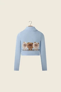 House Of Sunny Pom Tripper Cardigan