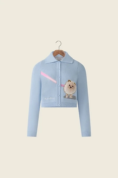 House Of Sunny Pom Tripper Cardigan