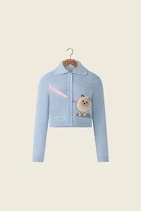 House Of Sunny Pom Tripper Cardigan