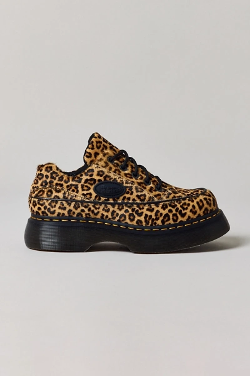 Dr. Martens Women's Buzz Leopard Print 5-Eye Shoe