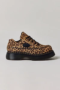 Dr. Martens Women's Buzz Leopard Print 5-Eye Shoe