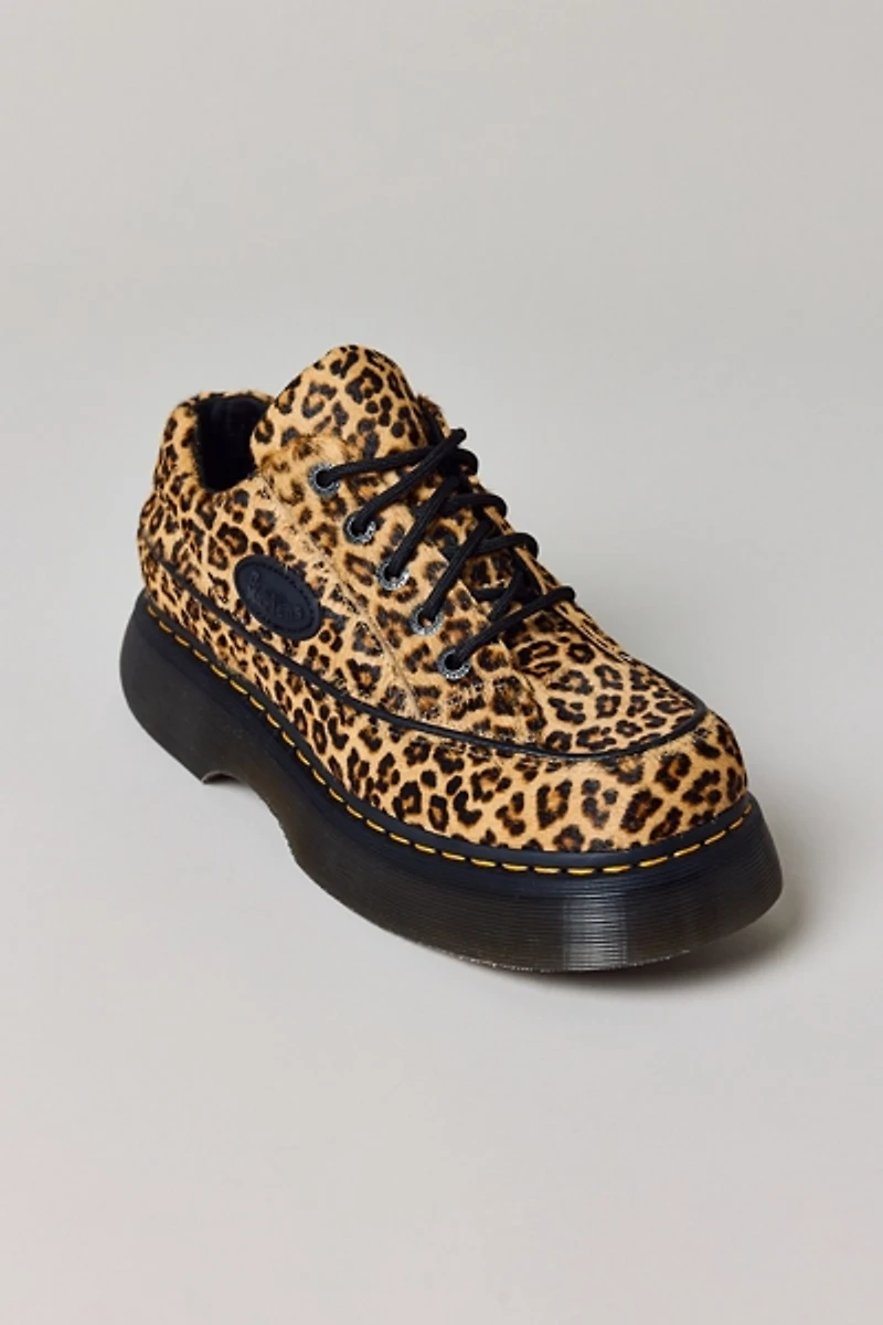Dr. Martens Women's Buzz Leopard Print 5-Eye Shoe