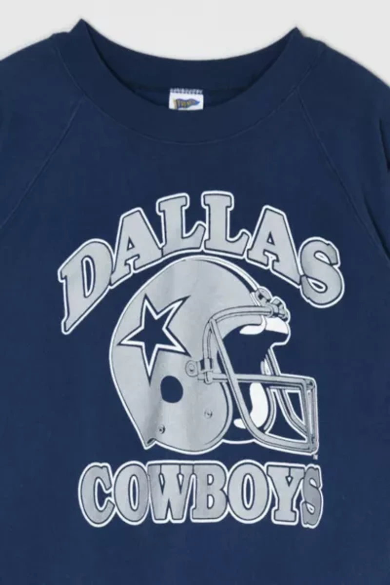 Vintage 90s Dallas Cowboys Raglan Sweatshirt