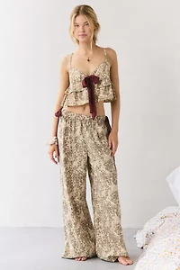 Out From Under Sweet Nothings Tie-Front Bow Babydoll Tank Top