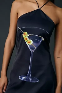 Tyler McGillivary Nadia Martini Halter Mini Dress