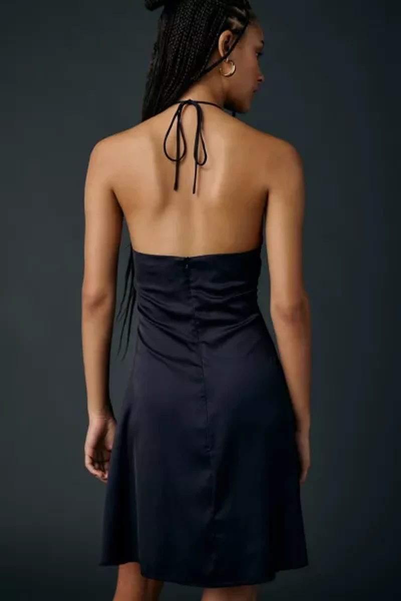 Tyler McGillivary Nadia Martini Halter Mini Dress