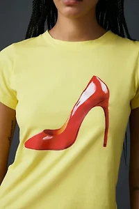 Tyler McGillivary Stella Extra Olive Graphic Baby Tee