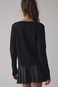Tyler McGillivary Kisses Cropped Cardigan