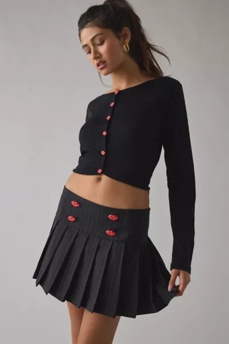 Tyler McGillivary Kisses Sailor Pleated Mini Skirt