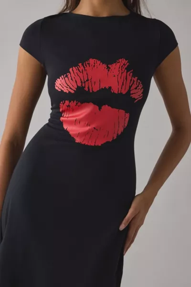 Tyler McGillivary Smooch Bodycon Midi Dress