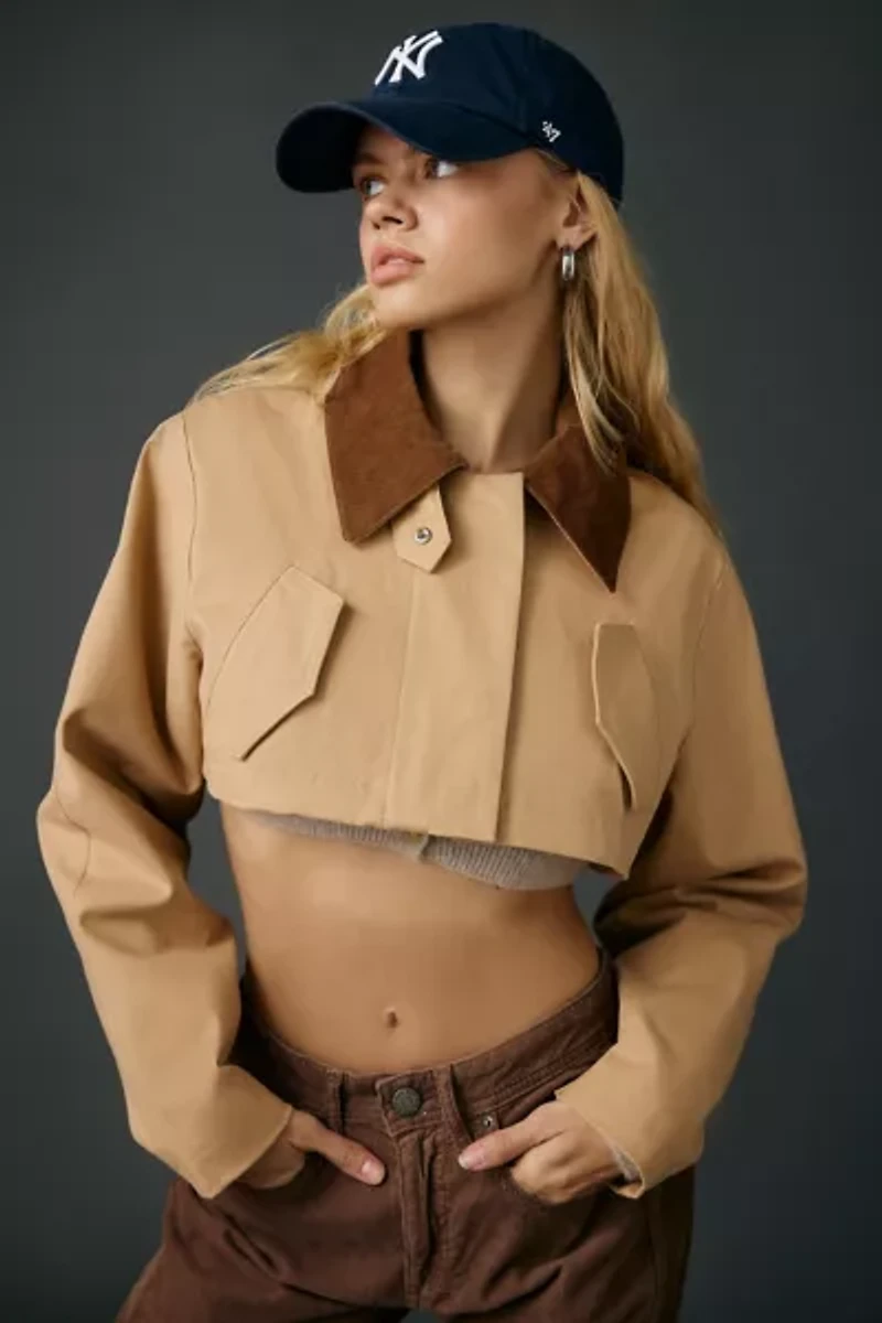 Zemeta Park Walk Cropped Barn Jacket