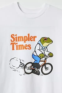 Simpler Times Frog Graphic Tee