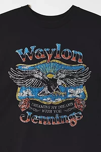 Waylon Jennings Dreaming My Dreams With You Graphic Tee