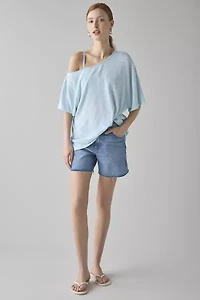 BDG Courtney Off-The-Shoulder Oversized Tee