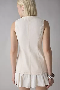 BDG Blanche Longline Denim Vest Top