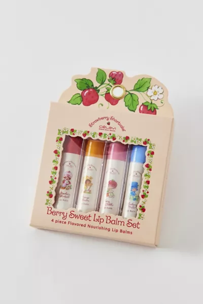 Célavi X Strawberry Shortcake Berry Sweet Lip Balm Set