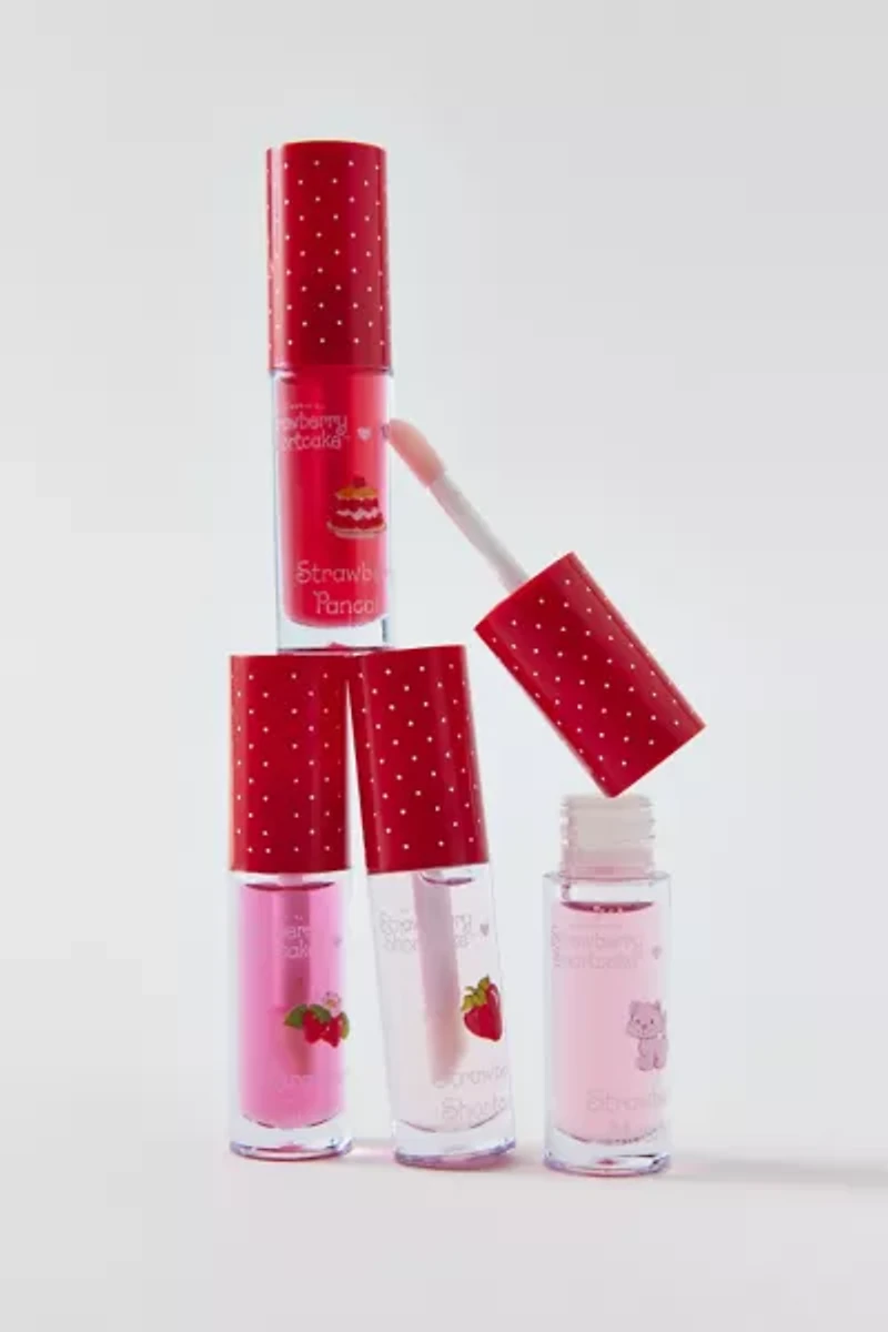 Célavi X Strawberry Shortcake Glow Lip Oil Set