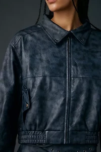 Zemeta Darker Dream Faux Leather Jacket