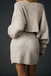 Zemeta Foam Knit Mini Skirt